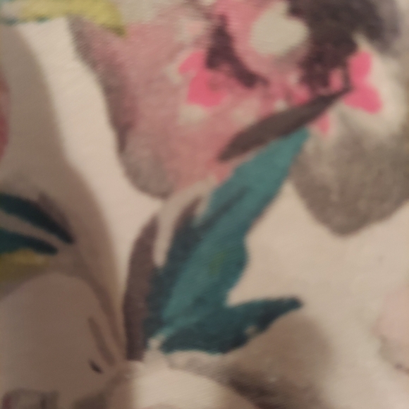 Children's Place 1989 Girls Size L 10/12 Floral Dress 94% Polyester 6% Spandex - Picture 3 of 4